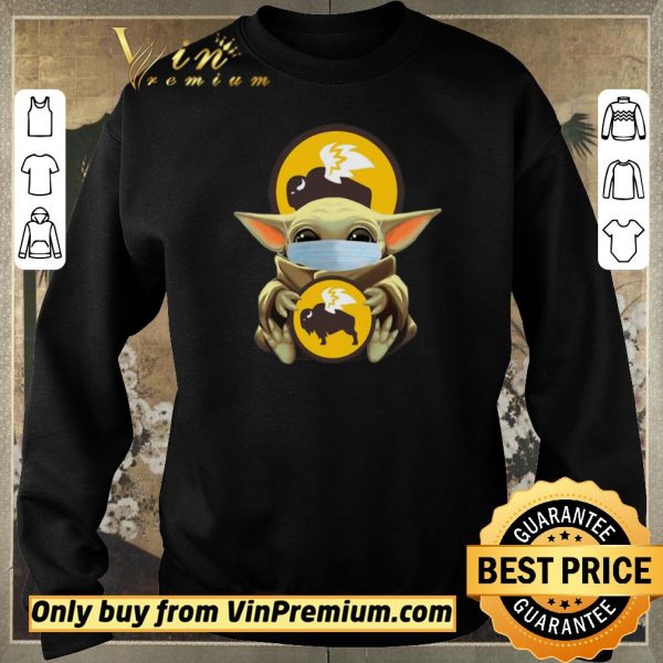 Premium Baby Yoda Mask Hug Buffalo Wild Wings shirt sweater