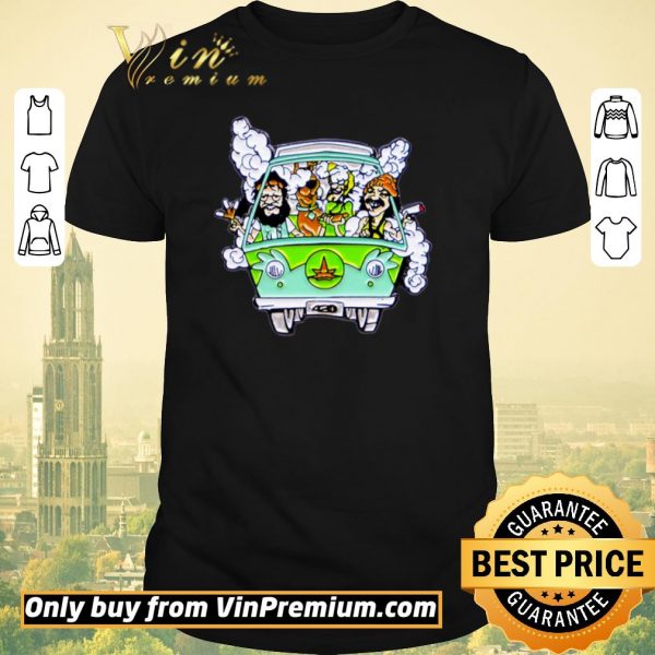 Premium Cheech And Chong With Scooby Smoke shirt sweater