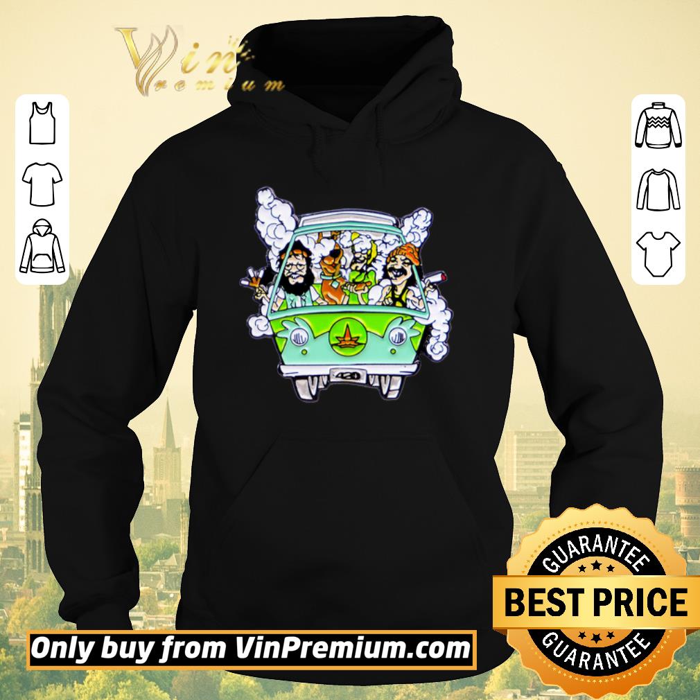 Premium Cheech And Chong With Scooby Smoke shirt sweater 4 - Premium Cheech And Chong With Scooby Smoke shirt sweater