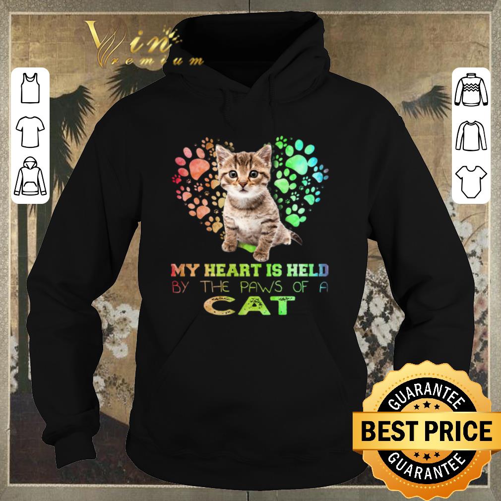 Premium My Heart Is Held By The Paws Of A Cat shirt sweater Premium My Heart Is Held By The Paws Of A Cat shirt sweater 4 - Premium My Heart Is Held By The Paws Of A Cat shirt sweater