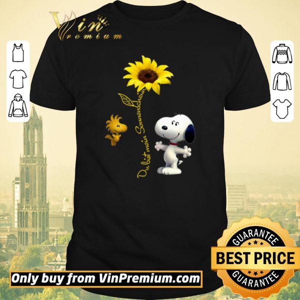 Premium Snoopy Sunflower Dubist Somenschein shirt sweater