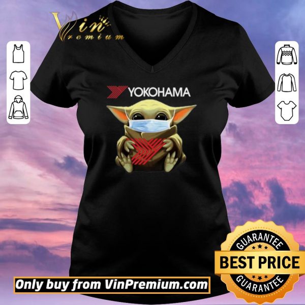 Premium Star Wars Baby Yoda Hug Yokohama Covid-19 shirt sweater