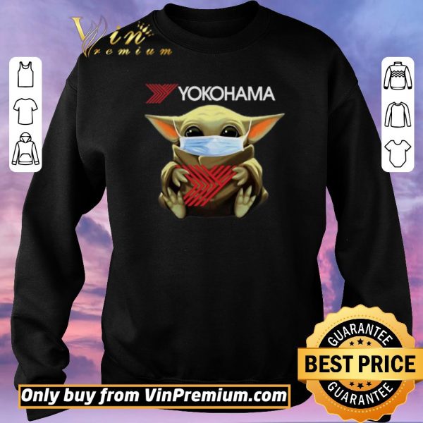 Premium Star Wars Baby Yoda Hug Yokohama Covid-19 shirt sweater