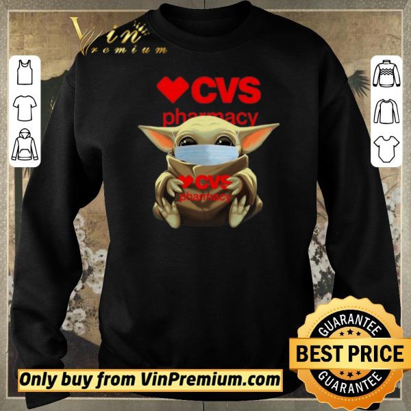 Premium Star Wars Baby Yoda Mask Hug Cvs Pharmacy Covid-19 shirt sweater