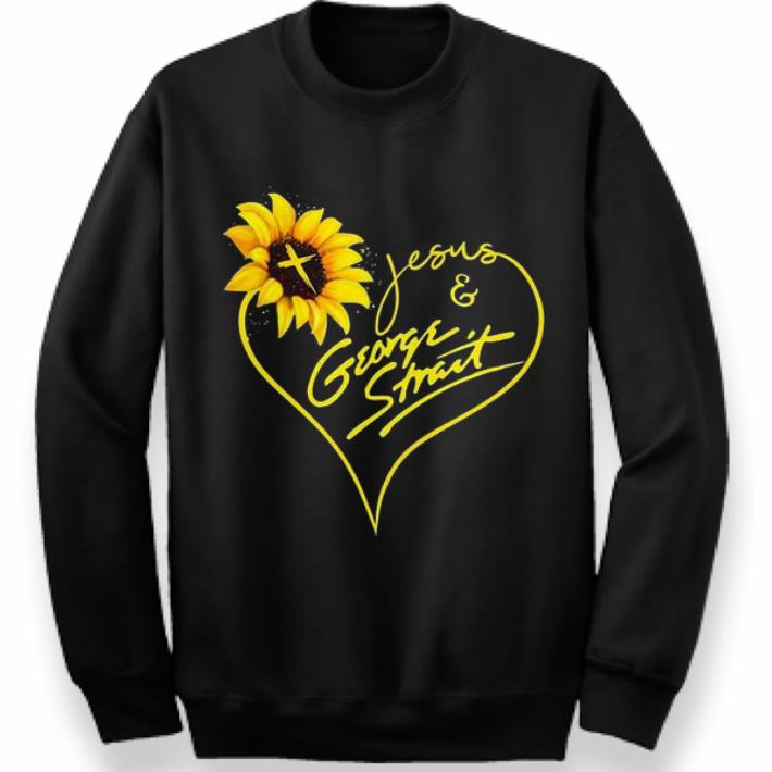 Pretty Sunflower Jesus And George Strait shirt 4 - Pretty Sunflower Jesus And George Strait shirt