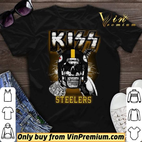 Skull KISS Band Pittsburgh Steelers shirt sweater
