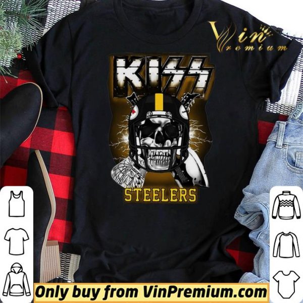 Skull KISS Band Pittsburgh Steelers shirt sweater