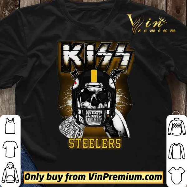 Skull KISS Band Pittsburgh Steelers shirt sweater