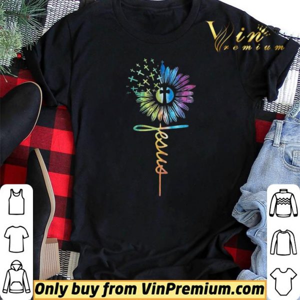 Sunflower Cross Jesus shirt sweater