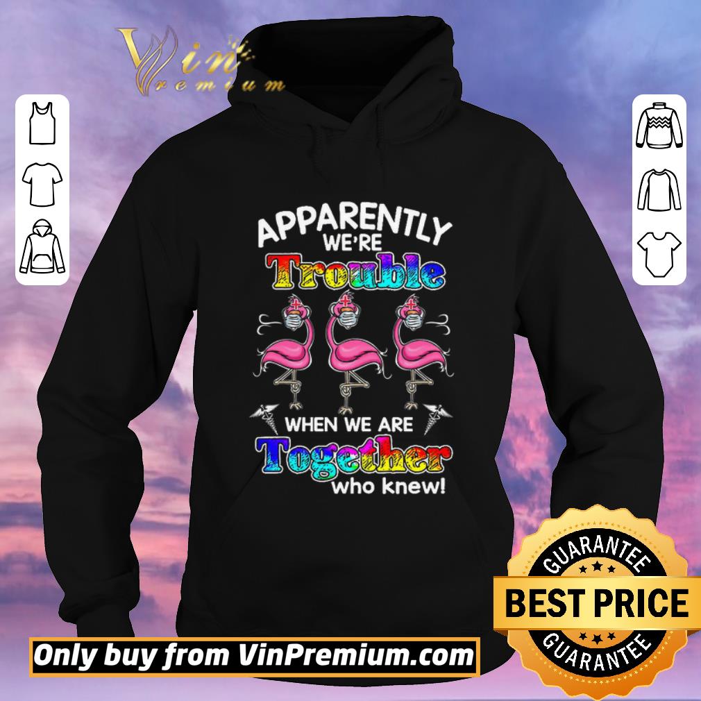 Top Flamingo Apparently We're Trouble When We Are Together Who Knew Coronavirus shirt sweater Top Flamingo Apparently We re Trouble When We Are Together Who Knew Coronavirus shirt sweater 4 - Top Flamingo Apparently We're Trouble When We Are Together Who Knew Coronavirus shirt sweater