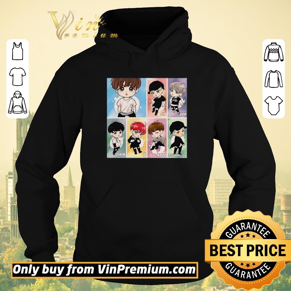 Pretty Chibi BTS band member shirt sweater a276553f pretty chibi bts band member shirt sweater 4 - Pretty Chibi BTS band member shirt sweater