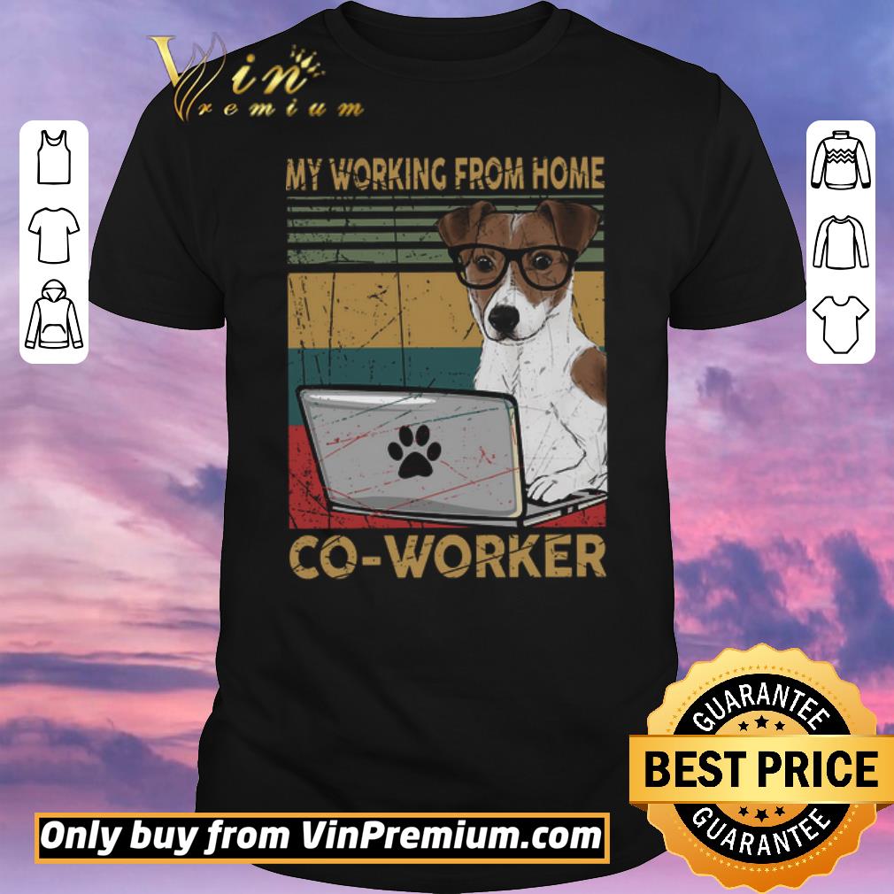 Pretty Pit Bull Terrier My Working From Home Co Worker Vintage shirt sweater