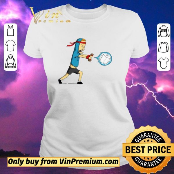 Top Beavis Kamehameha Toilet Paper shirt sweater