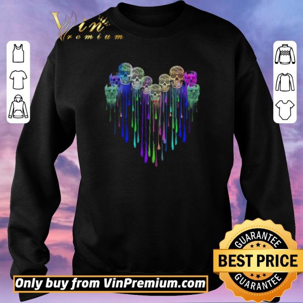 Premium Skulls Tattoo Watercolor shirt sweater