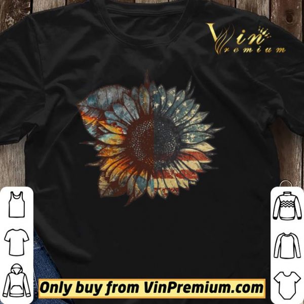 Sunflower American Flag shirt sweater