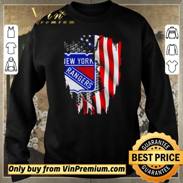 Premium New York Rangers American flag independence day shirt sweater