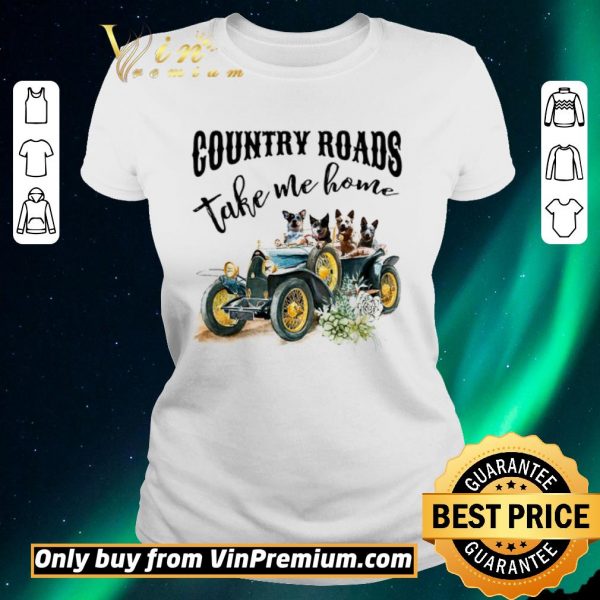 Official Dogs Country Road Take Me Home shirt sweater
