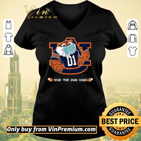 Pretty Auburn Tigers wash your damn hands shirt sweater