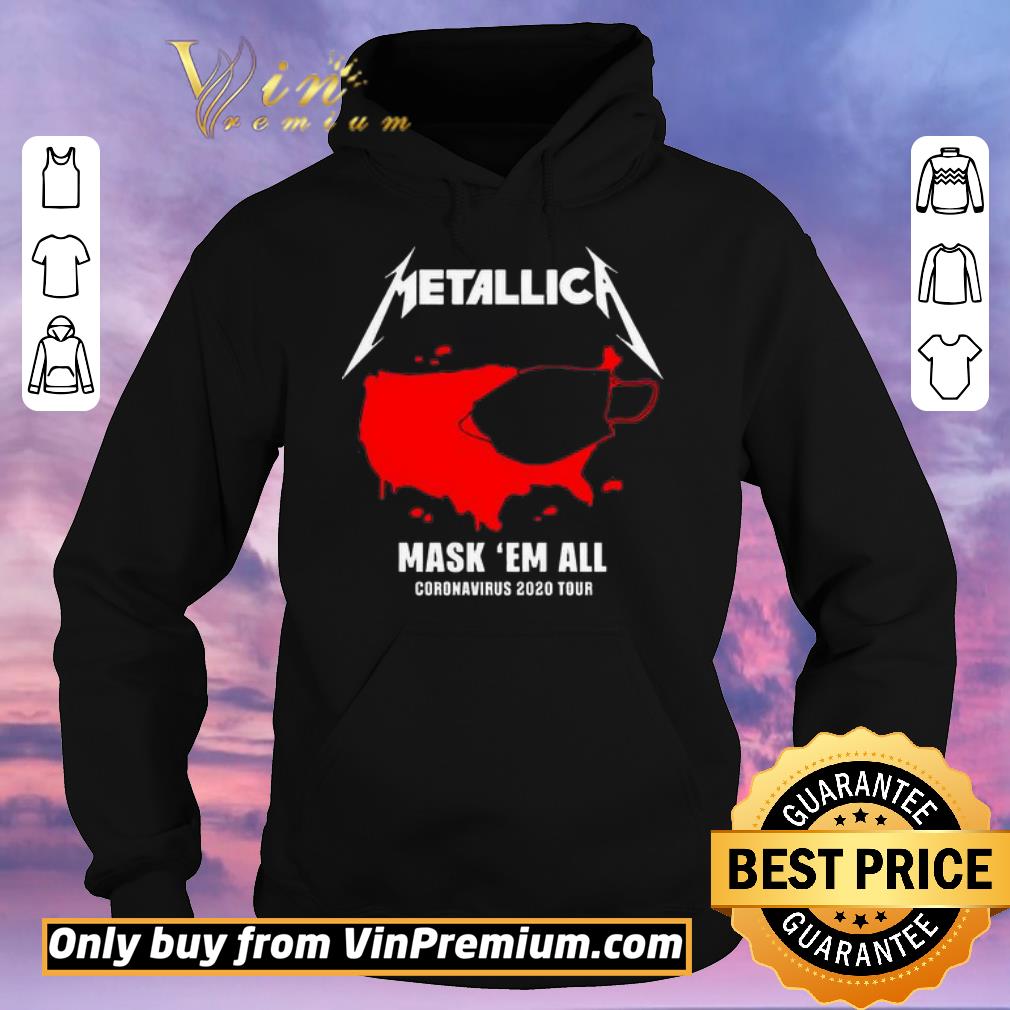 ae52c77c original metallica mask em all coronavirus 2020 tour shirt sweater 4 - Original Metallica Mask ‘Em All coronavirus 2020 tour shirt sweater