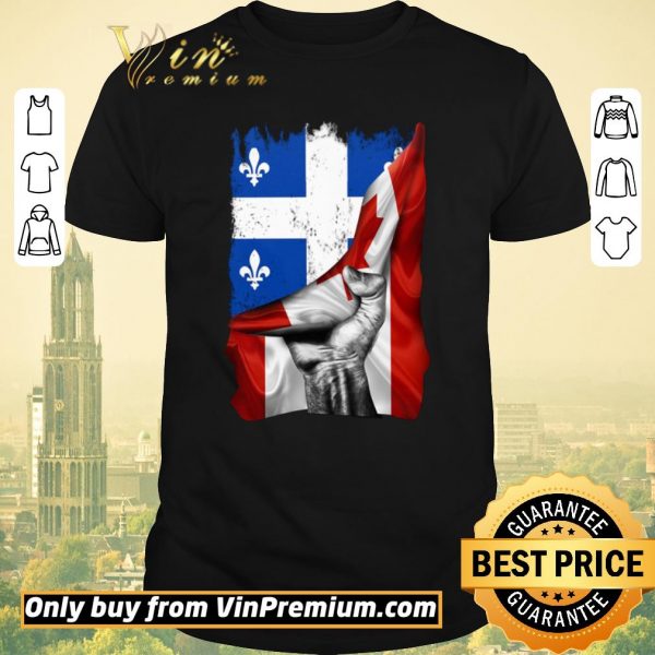 Pretty Quebec Canada flag shirt sweater