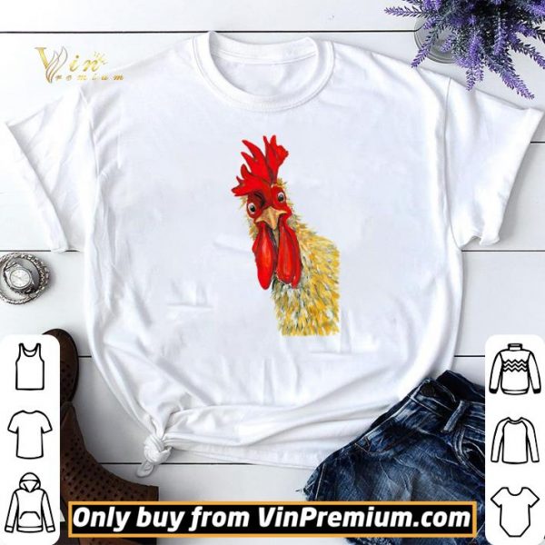 Chicken Rooster Watercolor shirt sweater