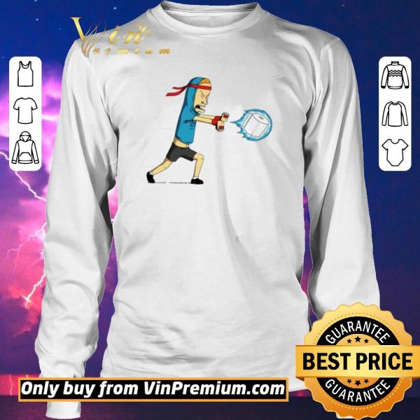 Top Beavis Kamehameha Toilet Paper shirt sweater