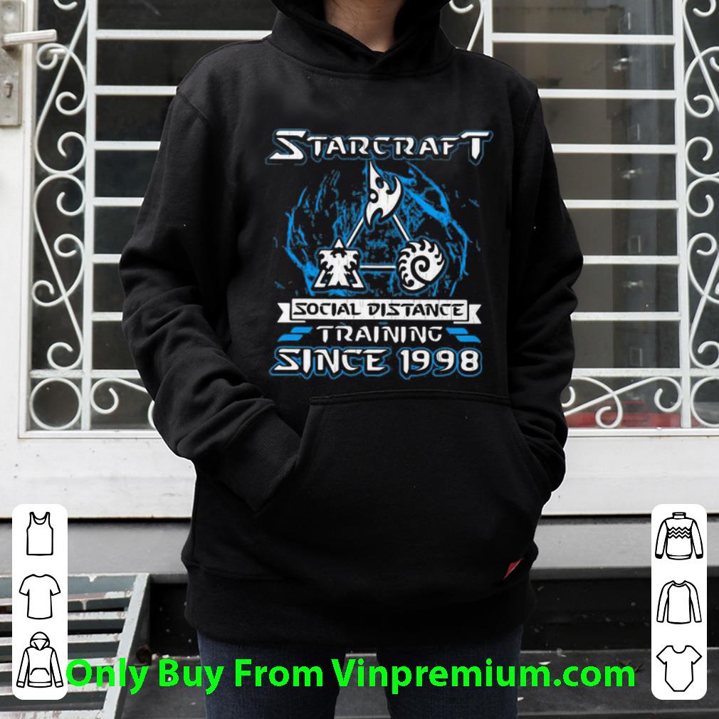 b3dcdc03 top starcraft social distance training since 1998 shirt 4 - Top Starcraft Social Distance Training Since 1998 shirt