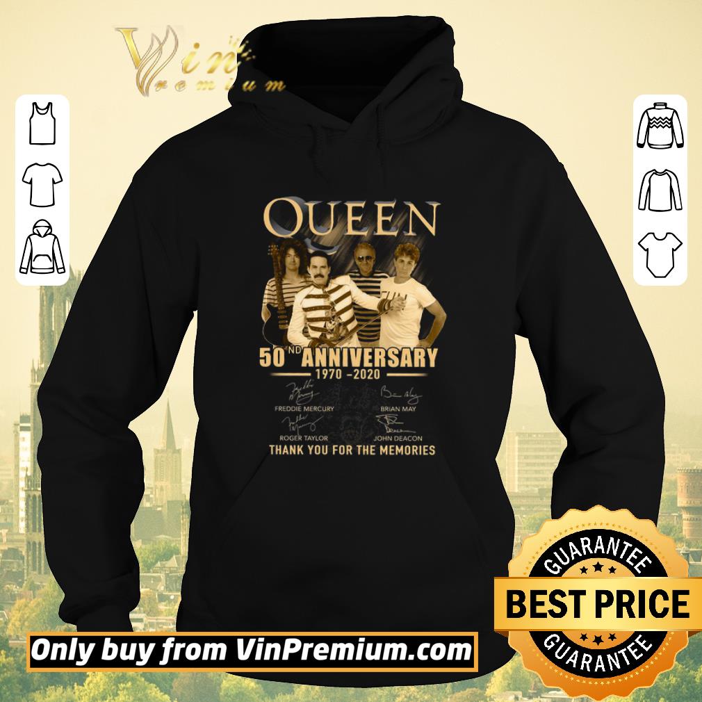 b7239dc6 premium queen 50nd anniversary 1970 2020 signature thank you for the memories shirt sweater 4 - Premium Queen 50nd Anniversary 1970 2020 Signature Thank You For The Memories shirt sweater