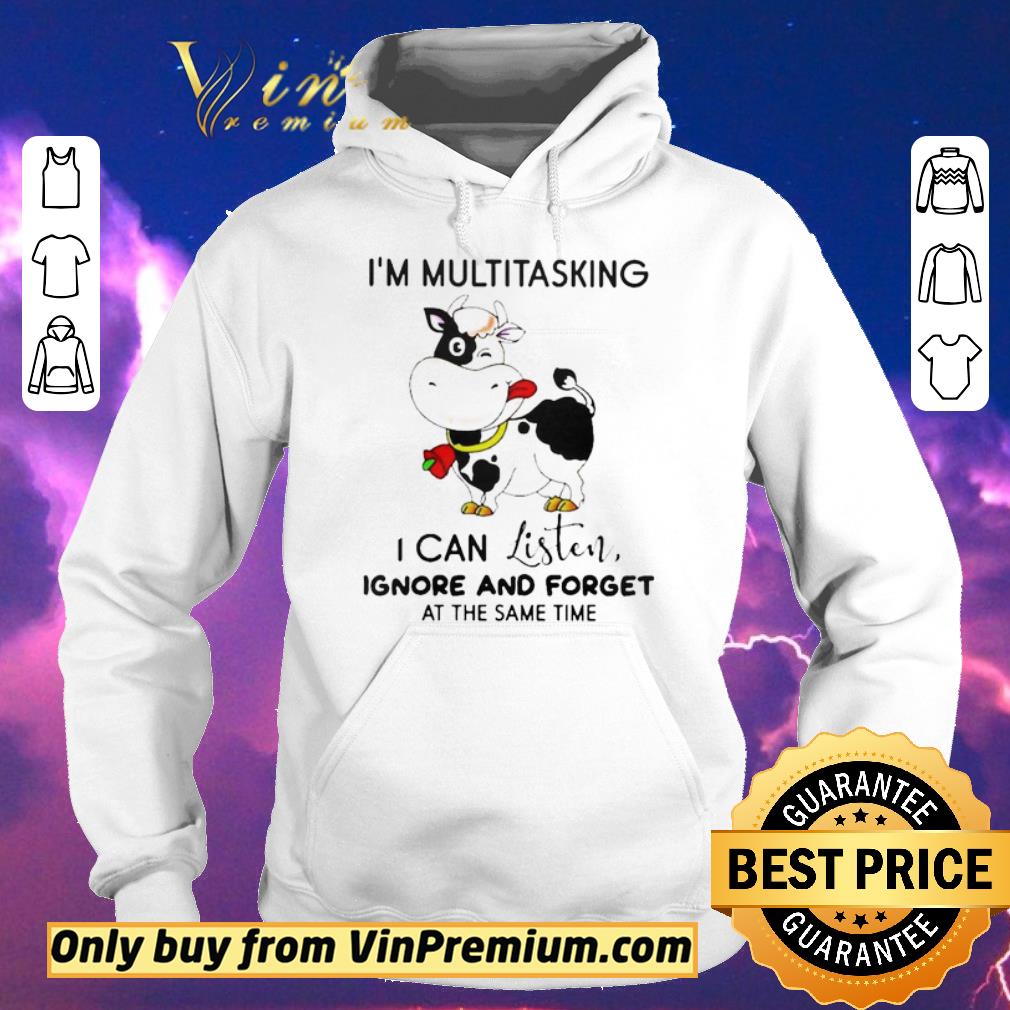 Awesome Cow Im multitasking I can listen ignore and forget at the same time shirt sweater b968f9f6 awesome cow im multitasking i can listen ignore and forget at the same time shirt sweater 4 - Awesome Cow Im multitasking I can listen ignore and forget at the same time shirt sweater