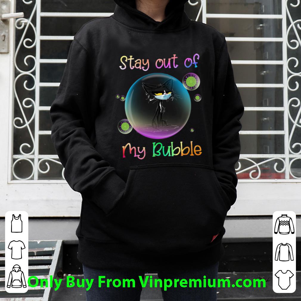 bb92ac17 top black cat face mask stay out of my bubble shirt 4 - Top Black Cat Face Mask Stay Out Of My Bubble shirt