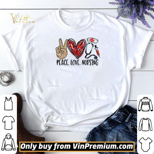 Peace Love Nursing RN Love Nurse 2020 shirt sweater