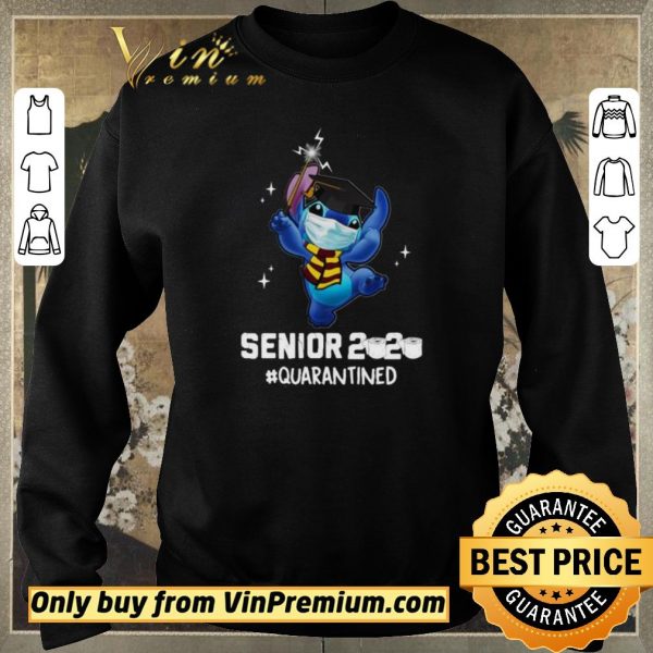 Funny Stitch Seniors 2020 Quarantined shirt sweater