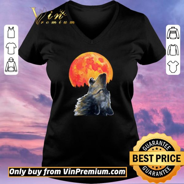 Awesome Wolves Moon shirt sweater