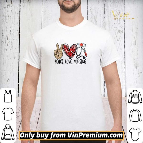 Peace Love Nursing RN Love Nurse 2020 shirt sweater