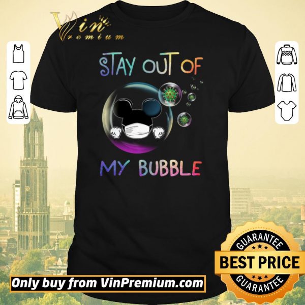 Original Mickey Mouse Mask Stay Out Of My Bubble Coronavirus shirt sweater