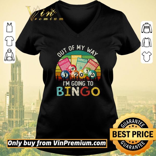 Nice Out Of My Way I'm Going To Bingo Vintage shirt sweater