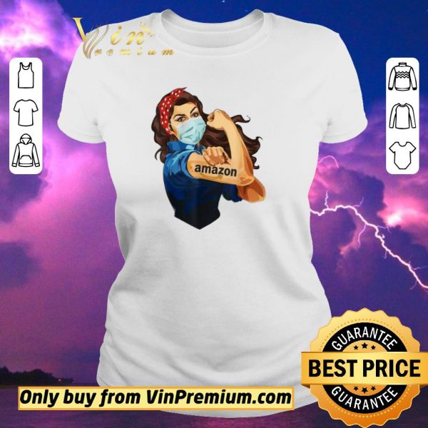 Pretty Strong Woman mask tattoo Amazon shirt sweater