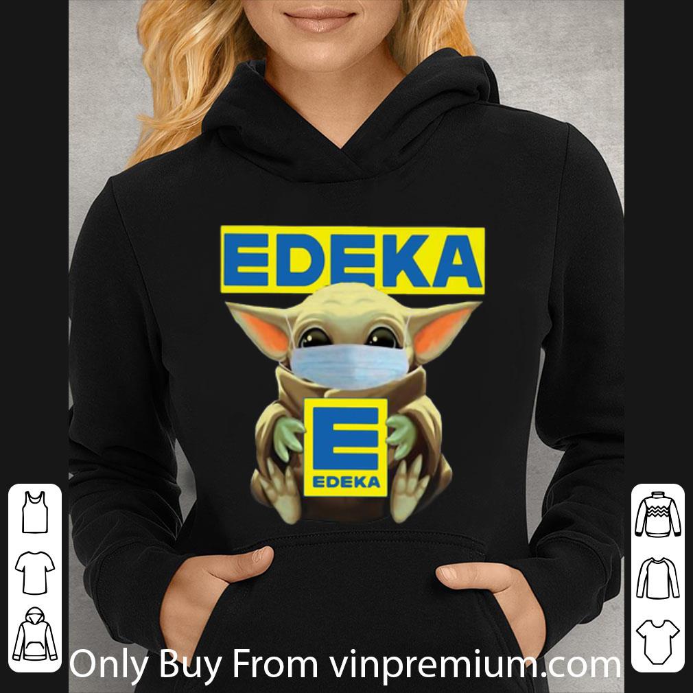 d6f0de5f original star wars baby yoda face mask hug edeka shirt 4 - Original Star Wars Baby Yoda Face Mask Hug Edeka shirt