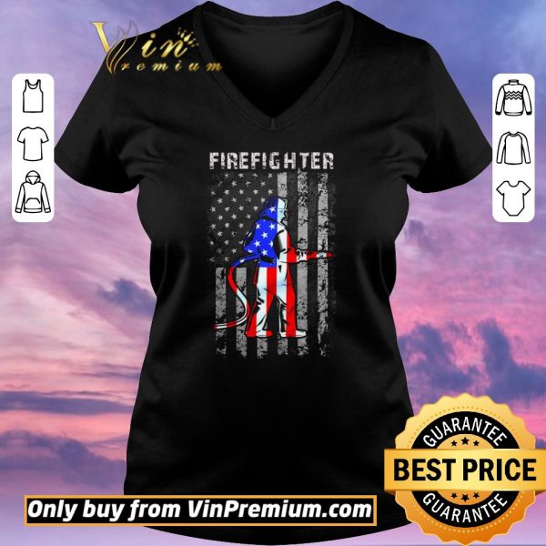 Official Firefighter American Flag shirt sweater
