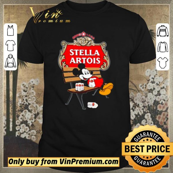 Official Mickey Mouse drink Stella Artois shirt sweater