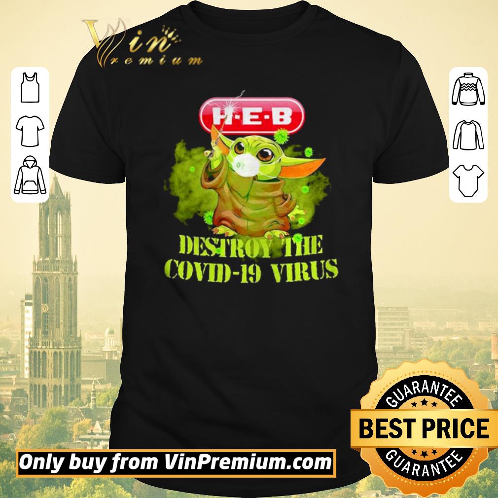 Hot Heb helping here baby yoda destroy the covid19 virus shirt sweater