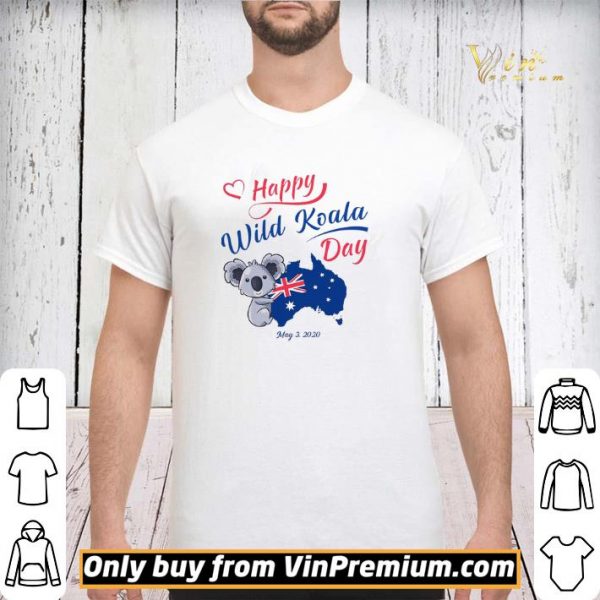 Happy Wwild Koala Day May 3 2020 Australia Flag shirt sweater