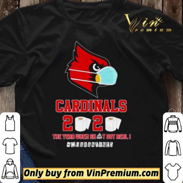 Louisville Cardinals the year when shit got real #quarantined shirt sweater
