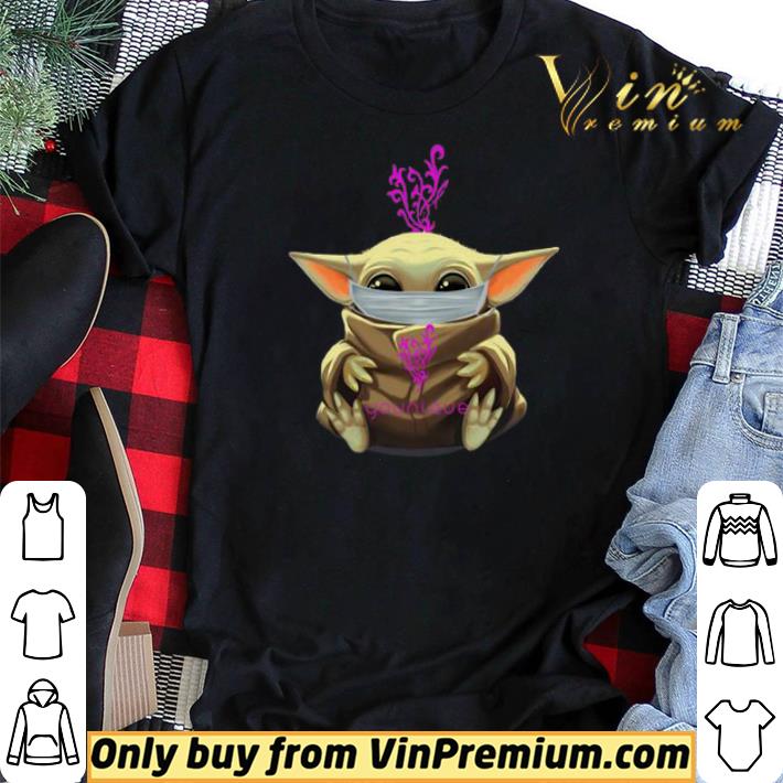 Baby Yoda Face Mask Younique shirt sweater Baby Yoda Face Mask Younique shirt sweater