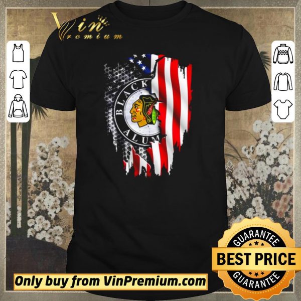 Nice Chicago Blackhawks Alumni American flag independence day shirt sweater