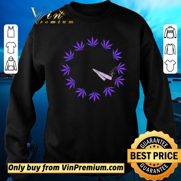 Official Cannabis Clock shirt sweater