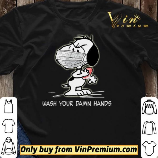 Snoopy wash your damn hands shirt sweater