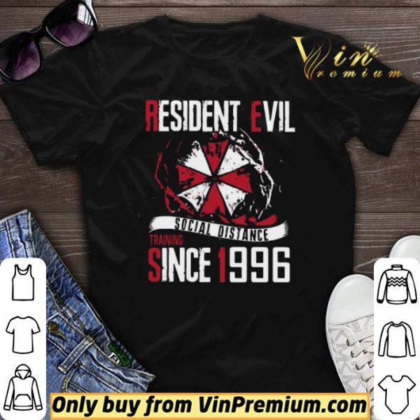 Resident evil social distance training since 1996 shirt sweater