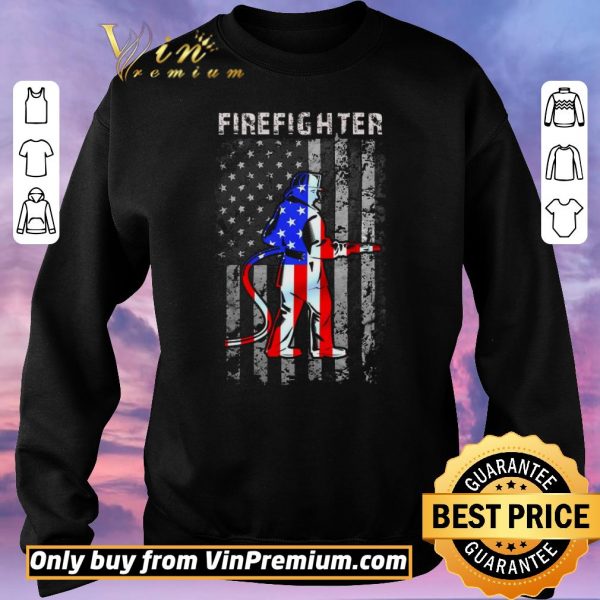 Official Firefighter American Flag shirt sweater