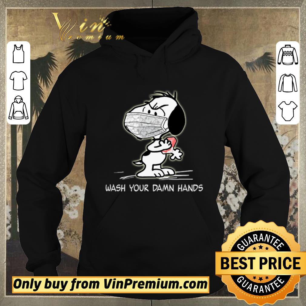 Nice Snoopy wearing mask wash your damn hands shirt sweater fd821cc1 nice snoopy wearing mask wash your damn hands shirt sweater 4 - Nice Snoopy wearing mask wash your damn hands shirt sweater